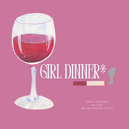 Image of: Girl dinner: The universal vocabulary of comfort food.